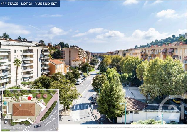 Appartement F3 à vendre - 3 pièces - 66.66 m2 - MENTON - 06 - PROVENCE-ALPES-COTE-D-AZUR - Century 21 Agence Gastaldy