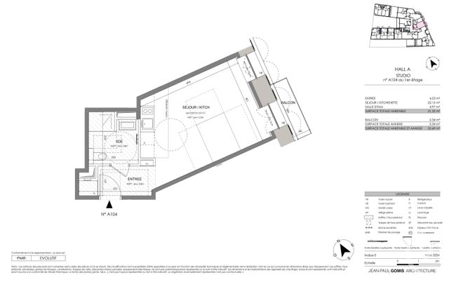 Afficher la photo en grand Appartement F1 à vendre - 1 pièce - 31.35 m2 - BEAULIEU SUR MER - 06 - PROVENCE-ALPES-COTE-D-AZUR - Century 21 Agence Gastaldy