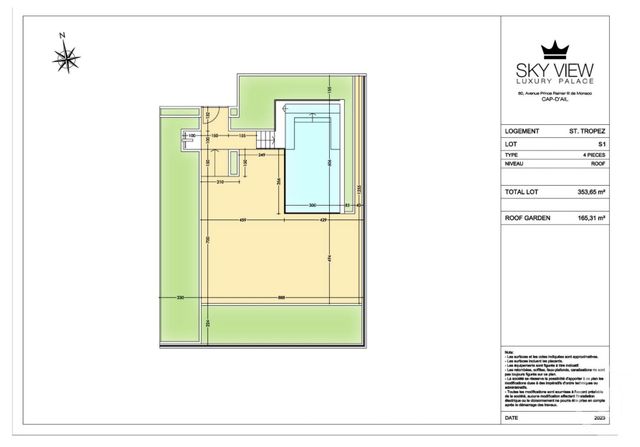 Afficher la photo en grand Appartement F4 à vendre - 4 pièces - 146.68 m2 - CAP D AIL - 06 - PROVENCE-ALPES-COTE-D-AZUR - Century 21 Agence Gastaldy