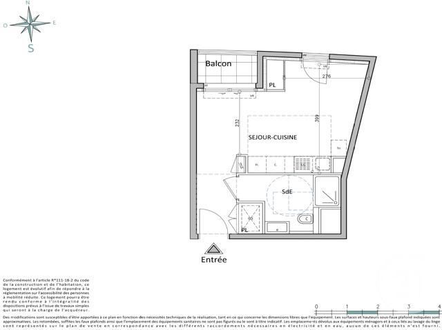 Appartement Studio à louer - 1 pièce - 27.67 m2 - CAP D AIL - 06 - PROVENCE-ALPES-COTE-D-AZUR - Century 21 Agence Gastaldy