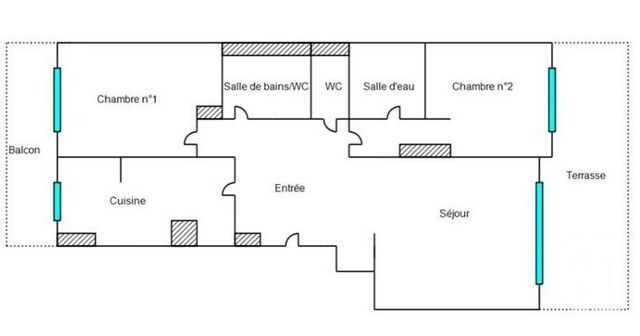 Appartement F3 à vendre - 3 pièces - 90.17 m2 - CAP D AIL - 06 - PROVENCE-ALPES-COTE-D-AZUR - Century 21 Agence Gastaldy